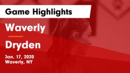 Waverly  vs Dryden  Game Highlights - Jan. 17, 2020