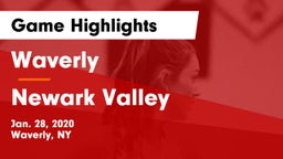 Waverly  vs Newark Valley  Game Highlights - Jan. 28, 2020