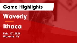 Waverly  vs Ithaca  Game Highlights - Feb. 17, 2020
