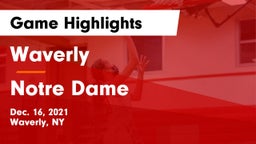 Waverly  vs Notre Dame  Game Highlights - Dec. 16, 2021