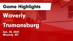 Waverly  vs Trumansburg Game Highlights - Jan. 25, 2022