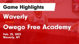 Waverly  vs Owego Free Academy  Game Highlights - Feb. 25, 2023