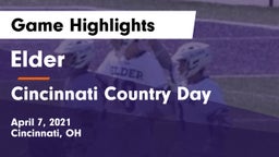 Elder  vs Cincinnati Country Day  Game Highlights - April 7, 2021