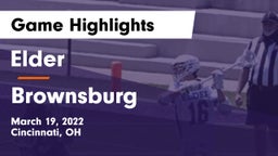 Elder  vs Brownsburg  Game Highlights - March 19, 2022