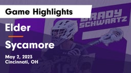 Elder  vs Sycamore  Game Highlights - May 2, 2023