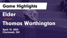 Elder  vs Thomas Worthington  Game Highlights - April 19, 2024