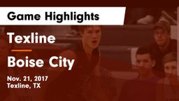 Texline  vs Boise City Game Highlights - Nov. 21, 2017