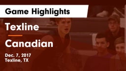 Texline  vs Canadian Game Highlights - Dec. 7, 2017