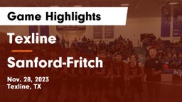 Texline  vs Sanford-Fritch  Game Highlights - Nov. 28, 2023