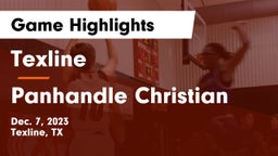 Texline  vs Panhandle Christian Game Highlights - Dec. 7, 2023