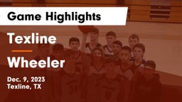 Texline  vs Wheeler  Game Highlights - Dec. 9, 2023