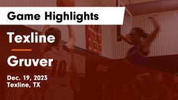 Texline  vs Gruver  Game Highlights - Dec. 19, 2023