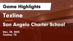 Texline  vs San Angelo Charter School Game Highlights - Dec. 28, 2023