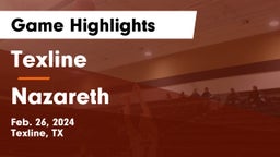 Texline  vs Nazareth  Game Highlights - Feb. 26, 2024