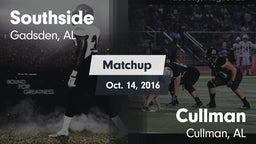 Matchup: Southside High vs. Cullman  2016