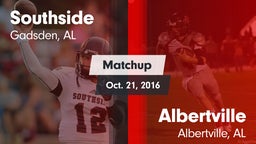 Matchup: Southside High vs. Albertville  2016