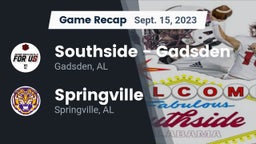 Recap: Southside  - Gadsden vs. Springville  2023