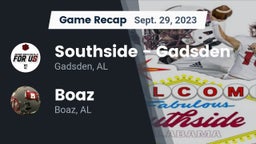 Recap: Southside  - Gadsden vs. Boaz  2023