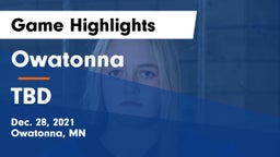 Owatonna  vs TBD Game Highlights - Dec. 28, 2021