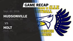 Recap: Hudsonville  vs. Holt  2016