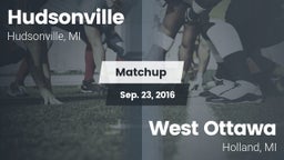 Matchup: Hudsonville High vs. West Ottawa  2016