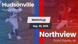 Matchup: Hudsonville High vs. Northview  2016