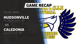 Recap: Hudsonville  vs. Caledonia  2016