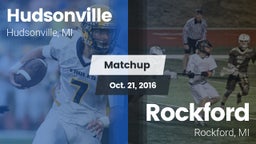 Matchup: Hudsonville High vs. Rockford  2016