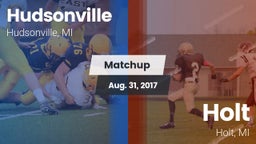 Matchup: Hudsonville High vs. Holt  2017