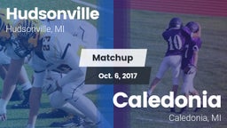 Matchup: Hudsonville High vs. Caledonia  2017