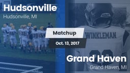 Matchup: Hudsonville High vs. Grand Haven  2017