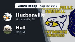 Recap: Hudsonville  vs. Holt  2018