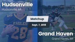 Matchup: Hudsonville High vs. Grand Haven  2018