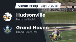 Recap: Hudsonville  vs. Grand Haven  2018