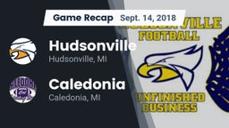 Recap: Hudsonville  vs. Caledonia  2018