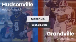 Matchup: Hudsonville High vs. Grandville  2018