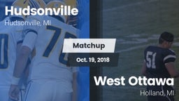 Matchup: Hudsonville High vs. West Ottawa  2018