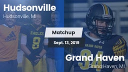 Matchup: Hudsonville High vs. Grand Haven  2019