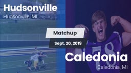 Matchup: Hudsonville High vs. Caledonia  2019