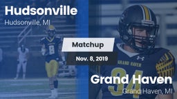 Matchup: Hudsonville High vs. Grand Haven  2019