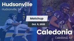 Matchup: Hudsonville High vs. Caledonia  2020