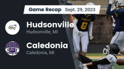 Recap: Hudsonville  vs. Caledonia  2023
