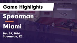 Spearman  vs Miami  Game Highlights - Dec 09, 2016