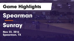 Spearman  vs Sunray  Game Highlights - Nov 22, 2016
