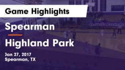 Spearman  vs Highland Park  Game Highlights - Jan 27, 2017