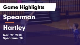 Spearman  vs Hartley  Game Highlights - Nov. 29, 2018