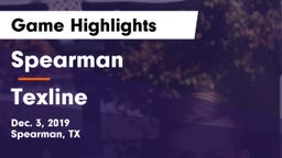 Spearman  vs Texline  Game Highlights - Dec. 3, 2019