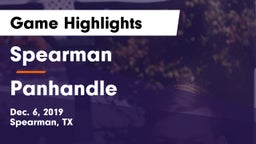 Spearman  vs Panhandle  Game Highlights - Dec. 6, 2019