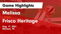 Melissa  vs Frisco Heritage  Game Highlights - Aug. 17, 2021