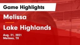 Melissa  vs Lake Highlands  Game Highlights - Aug. 21, 2021